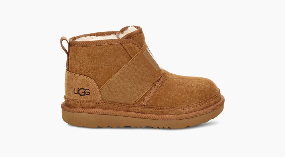 Ugg Boot Big Kids - Ugg Neumel Ii Graphic Brown - 615GTNJBI